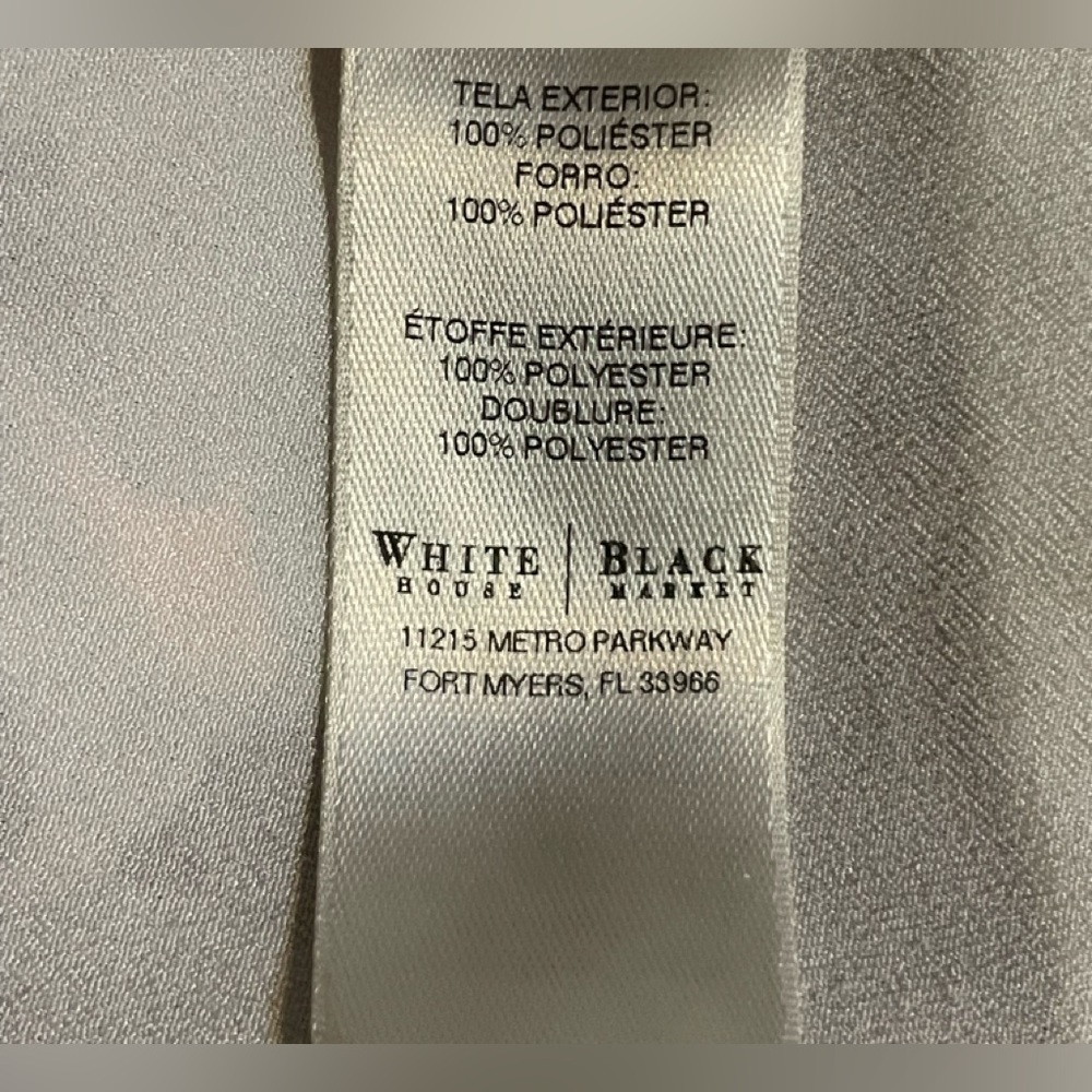 White House Black Market Size M Mini Halter Dress - Picture 3 of 4